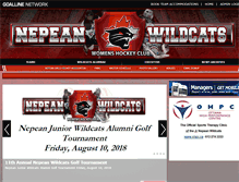 Tablet Screenshot of nepeanwildcats.com